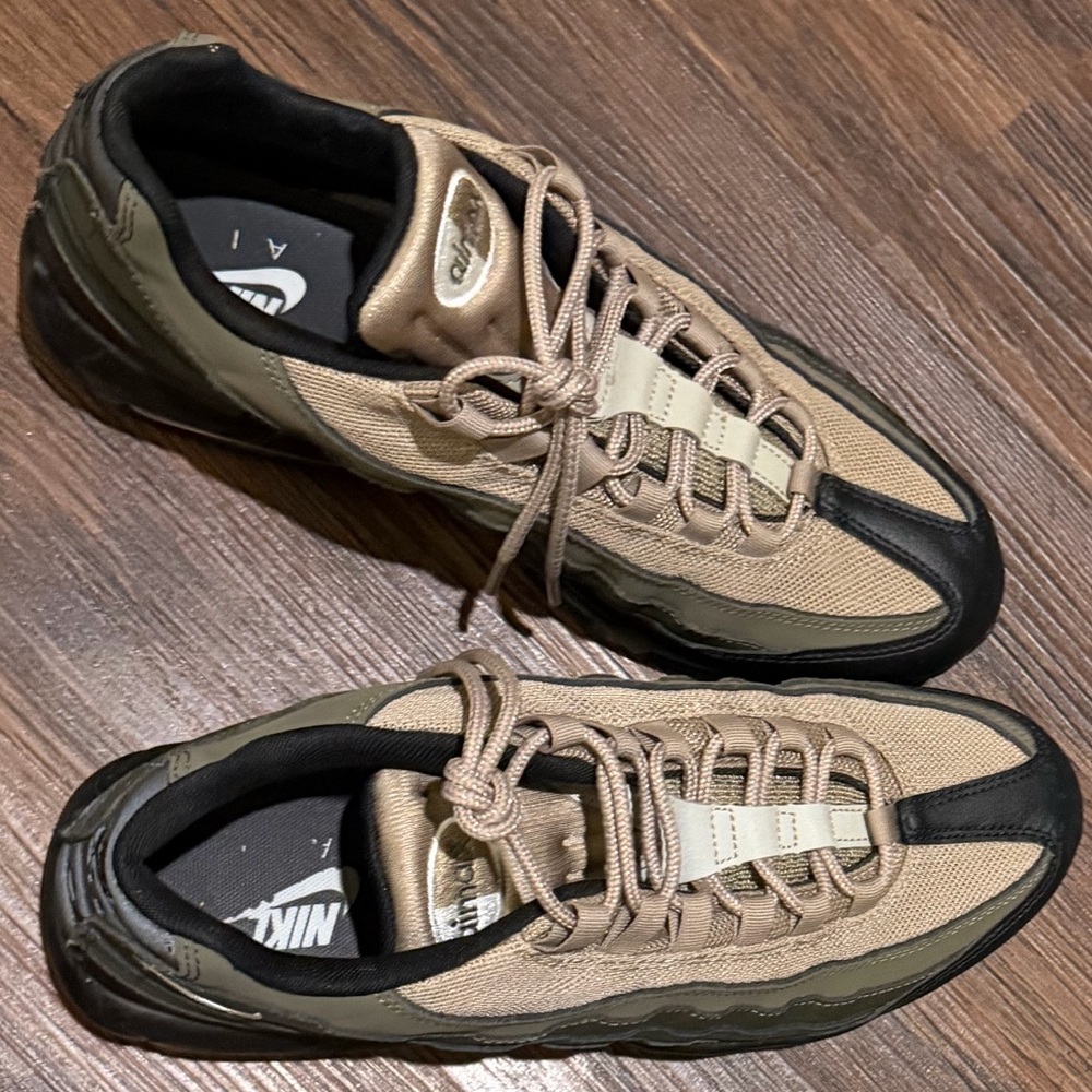 Nike Air Max 95 GS Khaki Sequoia - Picture 12 of 13